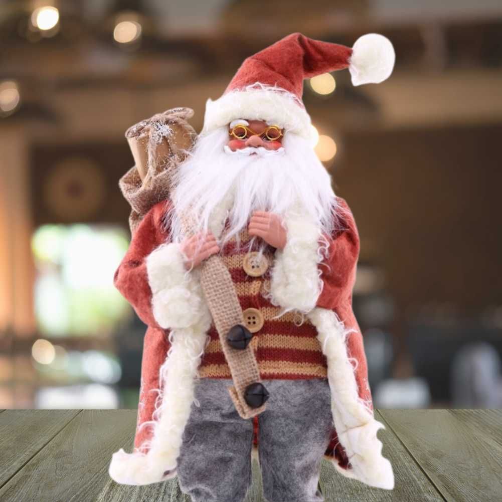 Wyjątkowa Figurka Święty Mikołaj DUŻA 43cm PREZENT na Święta HIT