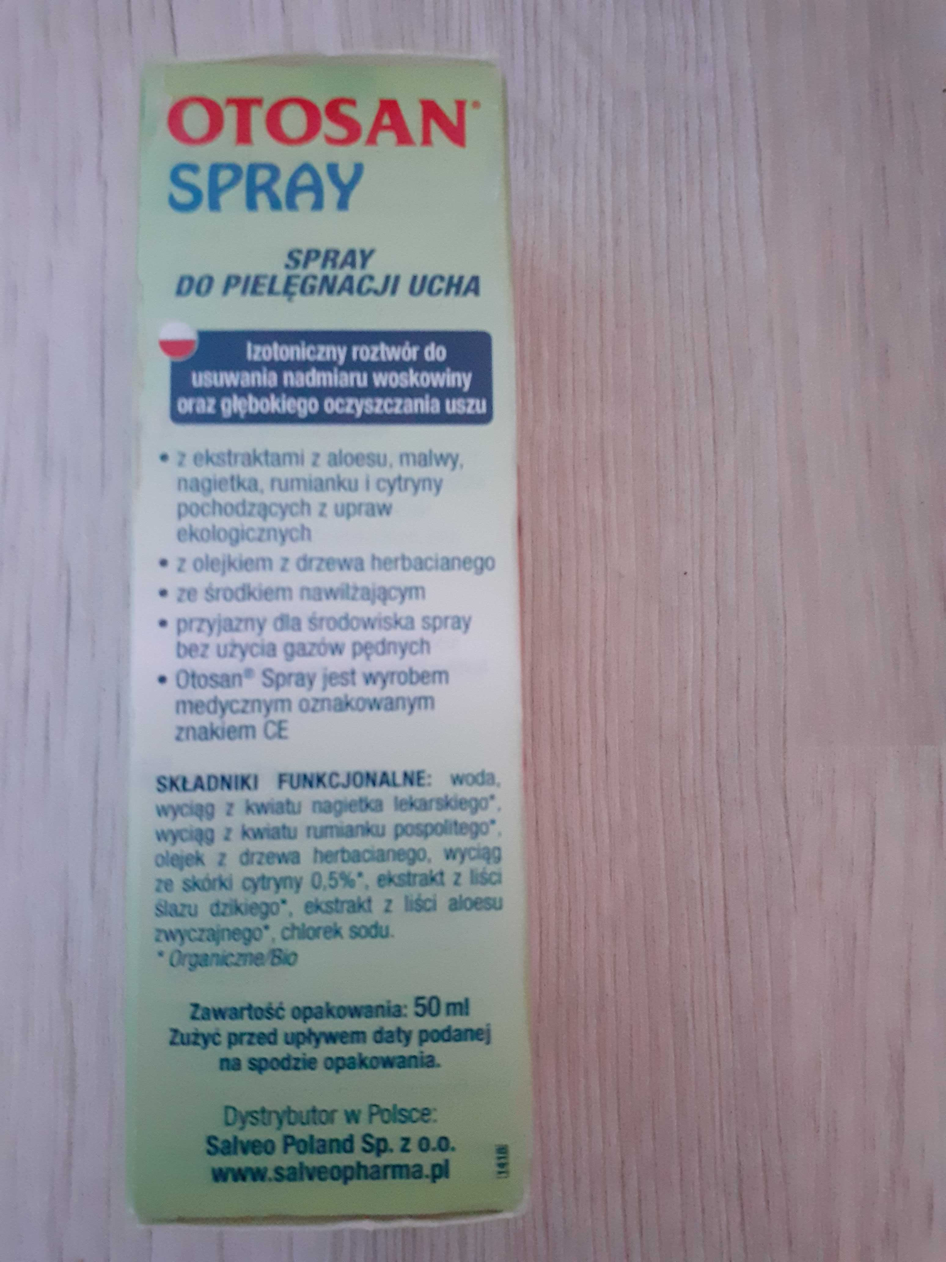 Naturalny Spray do higieny uszu Otosan