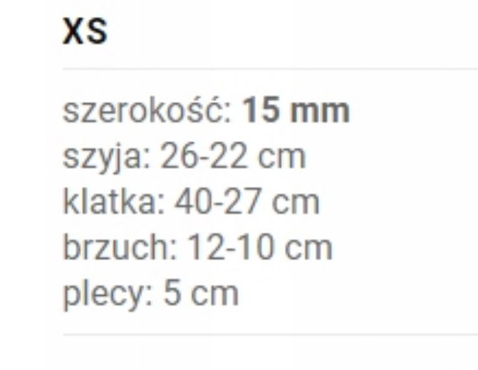 Szelki guard BAYLABEL XS obroża balony