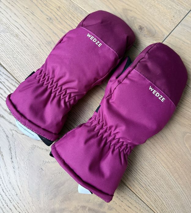 Зимові крагі рукавички на дівчинку