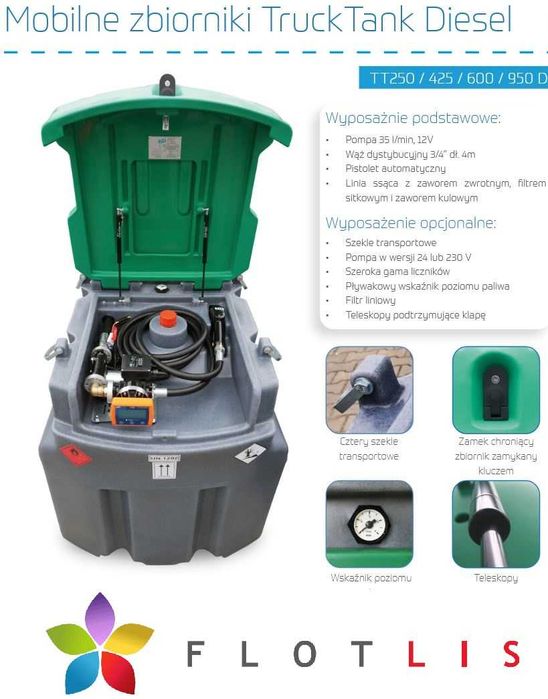 Zbiornik na paliwo ON rope 2500 JFC SWIMER