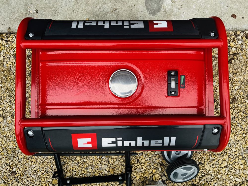 Agregat prodotwórczy Einhell 3100W + AVR + Koła + Uchwyt NIEMIECKI