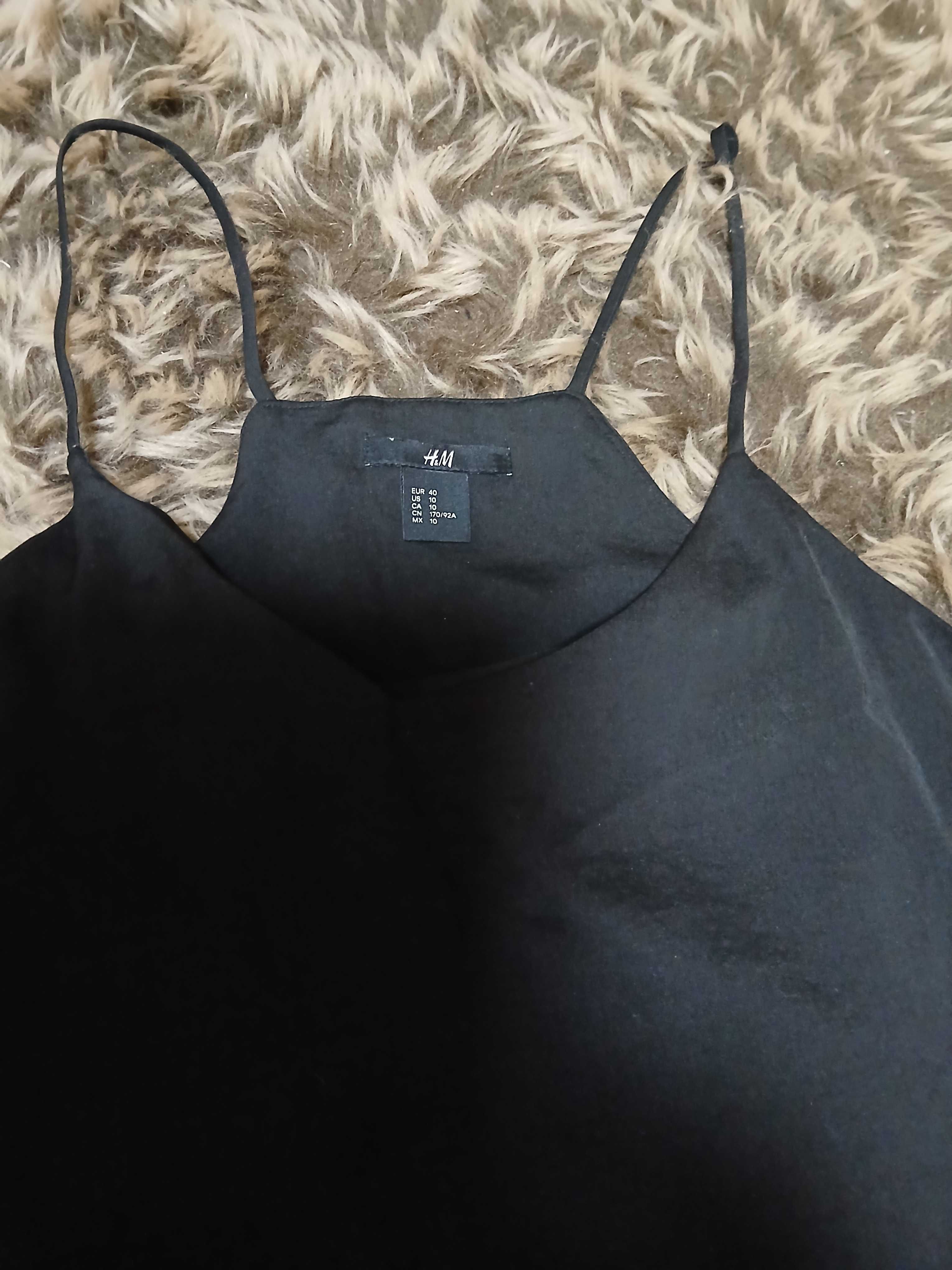 H&M bluzka r 40 satyna ramiączka