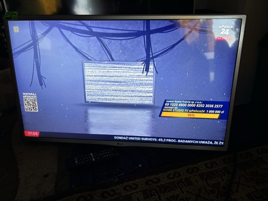 Telewizor LED LG 32 cale z pilotem przywieziony z Niemiec