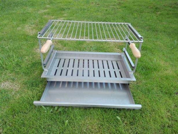 Grelhador em inox 60×40