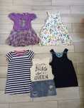Zestaw sukienek 5 szt 110 116 H&M lato dziewczęce