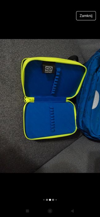 Zestaw CoolPack wzór Football 2T plecak i piórnik.