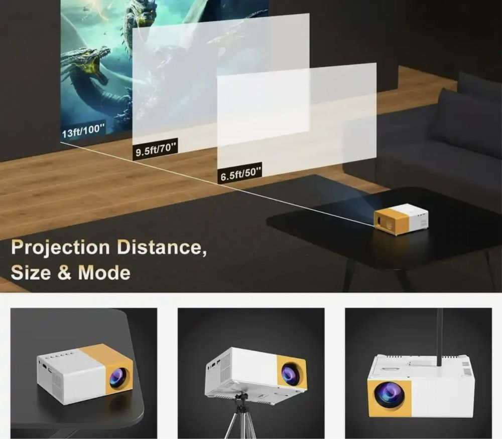 Projektor led mini