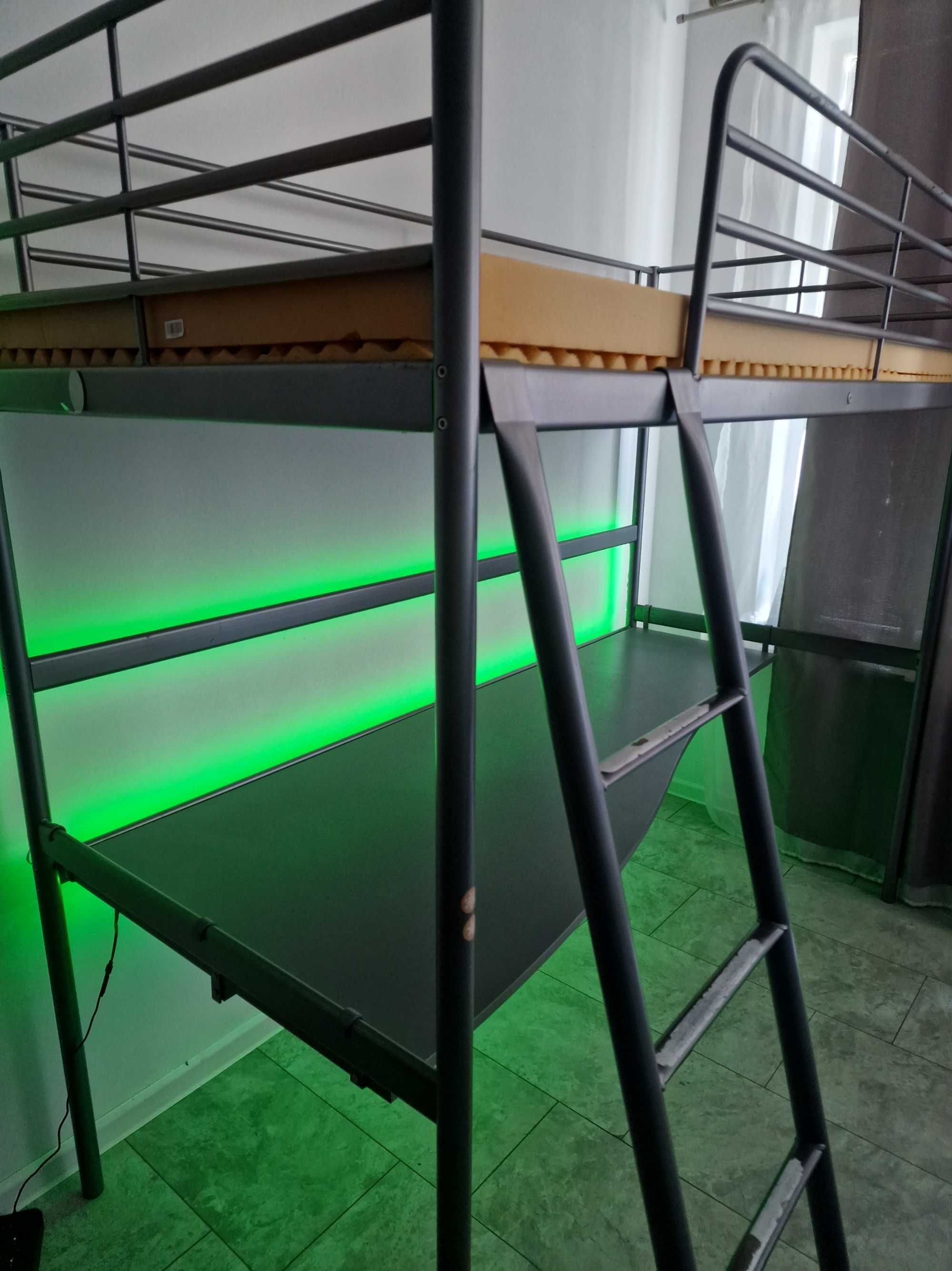 Sprzedam łóżko z biurkiem Ikea