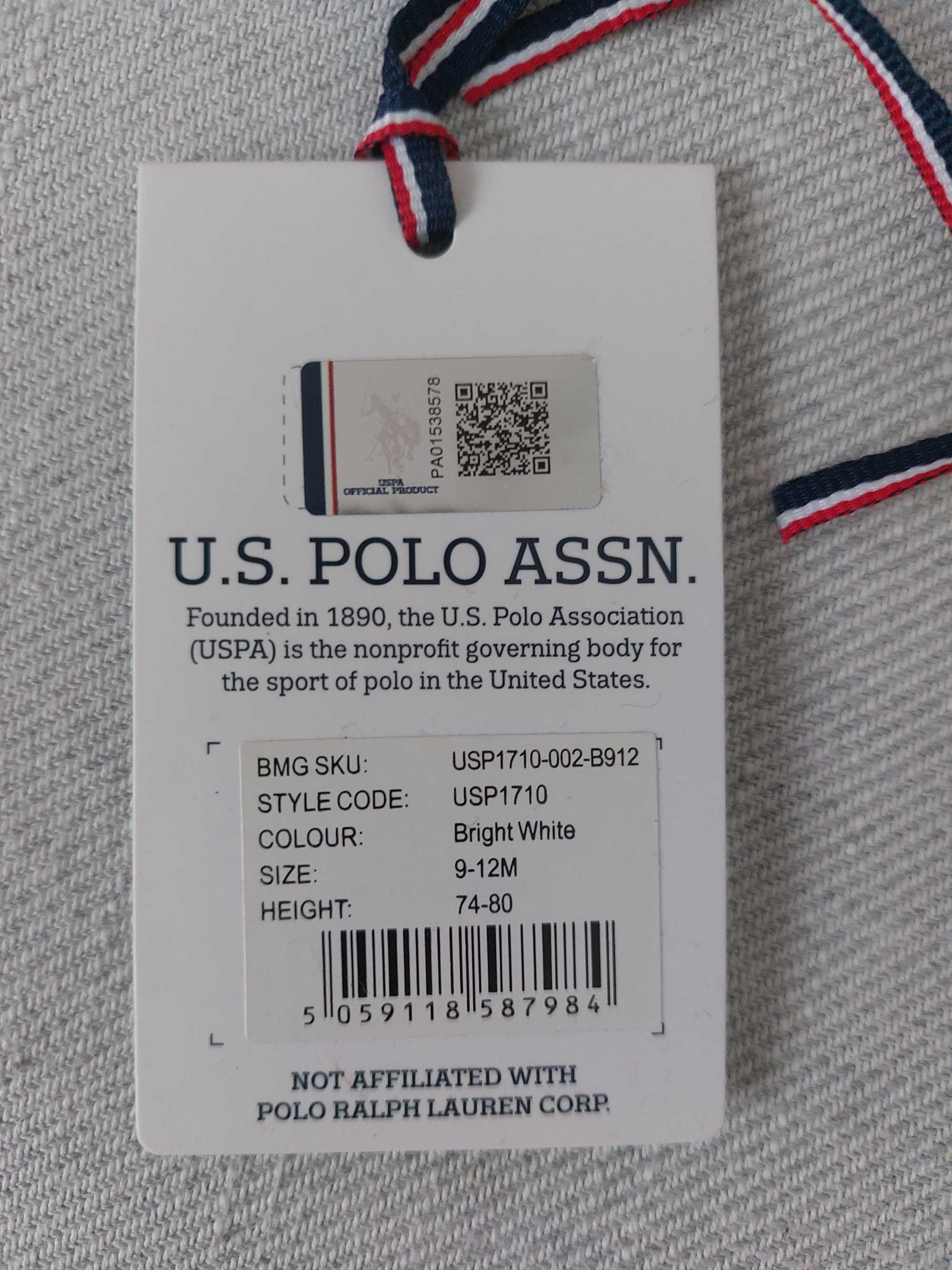 Pajacyk U.S Polo ASSN. rozm. 74-80 (9-12miesiecy)