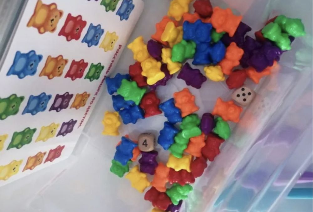 Настольная игра Learning resources Сортировка Мишки