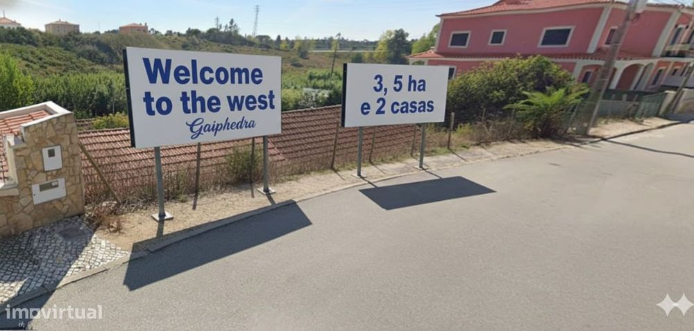 Oportunidade 35 000 m2 Terreno (3, 5 ha) com 2 casas Caldas da Rainha