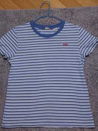 T-shirt Levi's  niebieski w paski