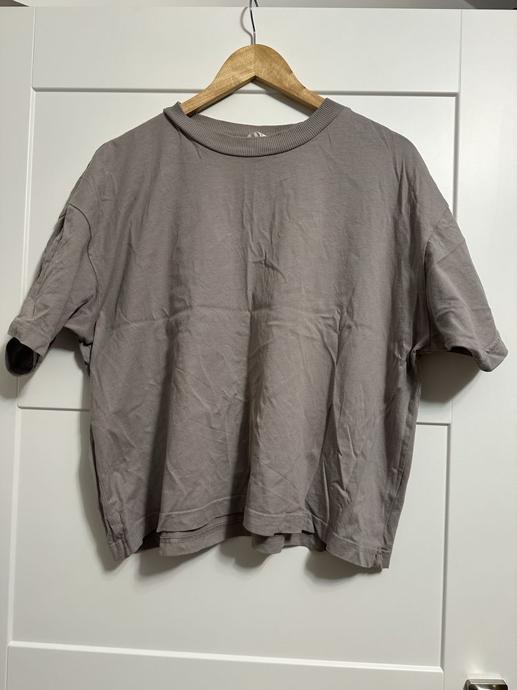 Bawełniana beżowa bluzka koszulka T-shirt oversize M Primark