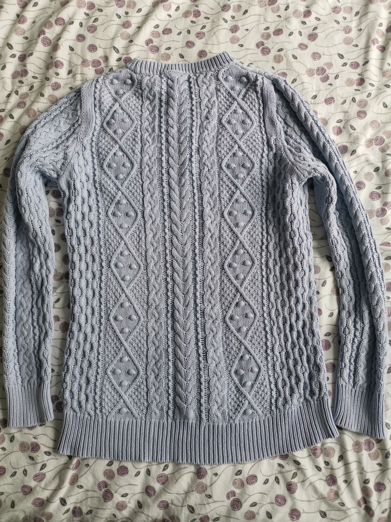 Sweter damski błękit Zara M/38