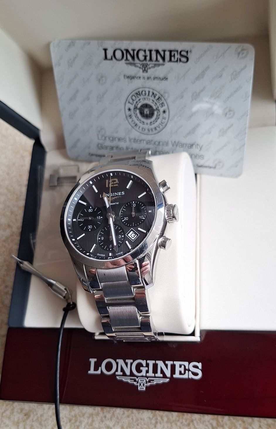 Zegarek Longines Conguest classic automatic chronograph