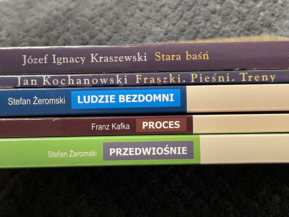 Przedwiośnie, proces, ludzie bezdomni, stara baśń, Fraszki, treny