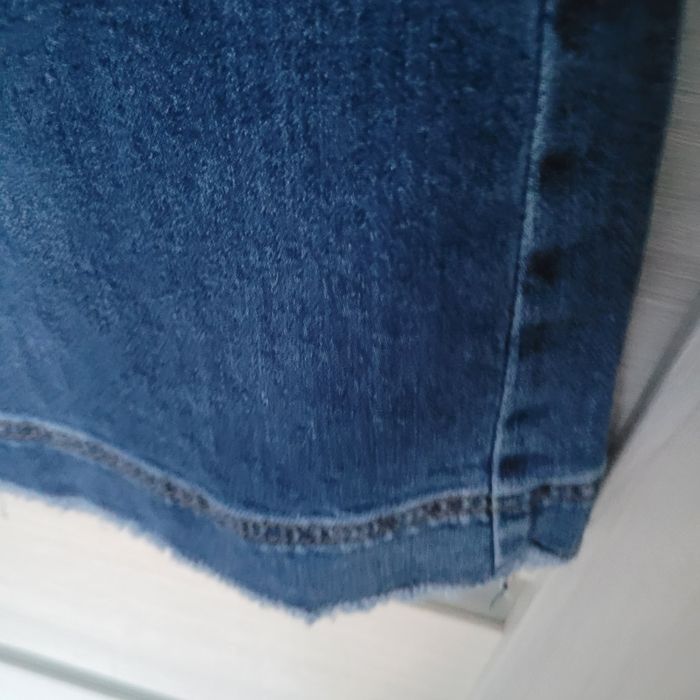 Spodnie jeansowe m.sara I dzwony dzianina