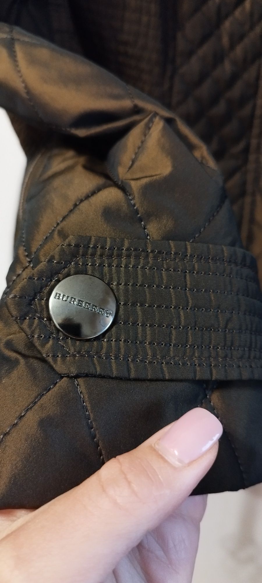 Krótki pikowany płaszcz/kurtka Burberry