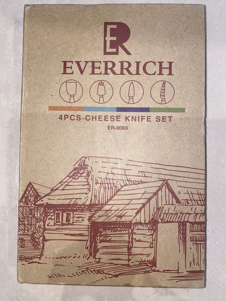Набор ножей для сыра Everrich er-0069