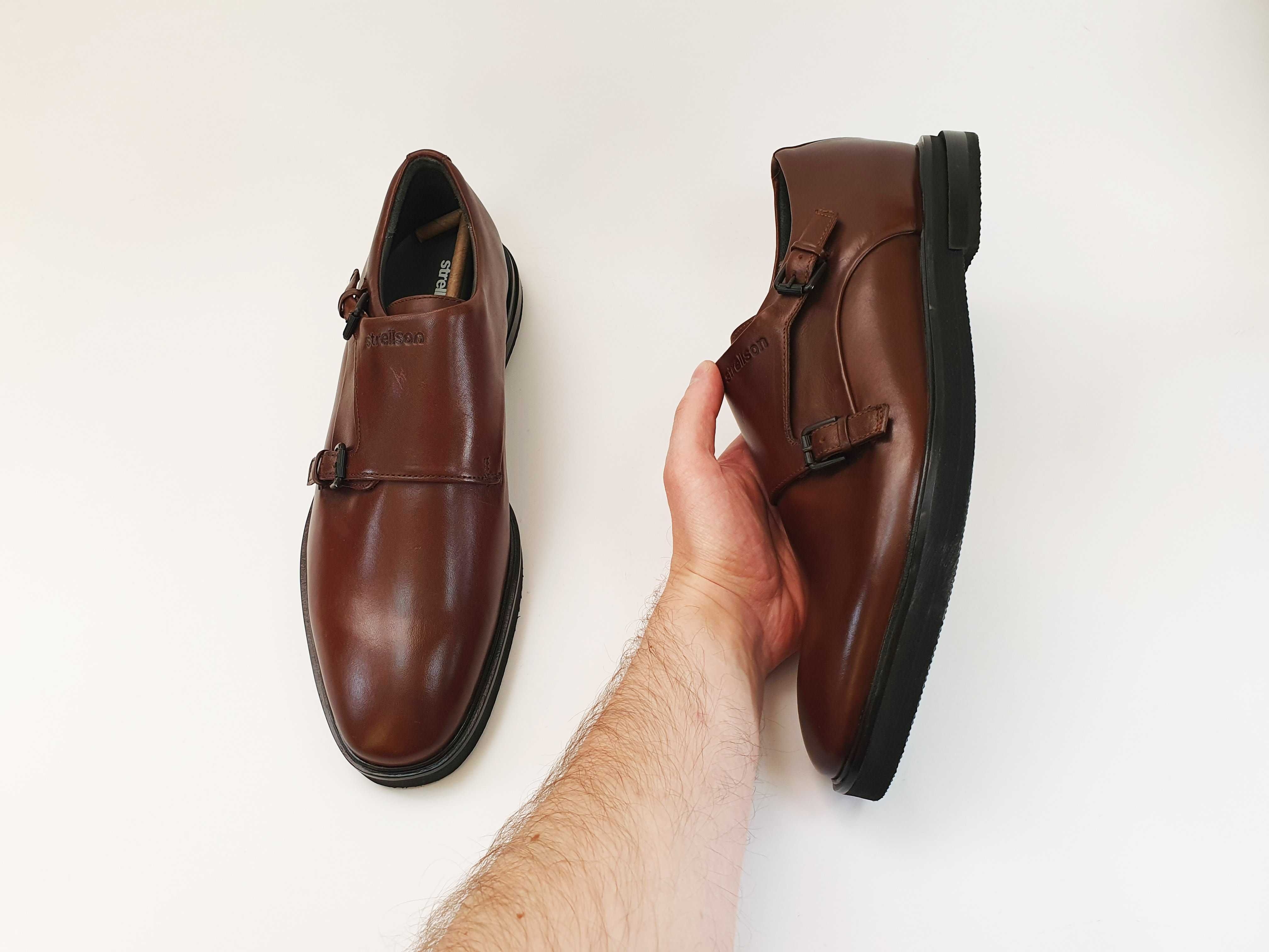 Strellson чоловічі туфлі монкі 44 28.5-29 см
