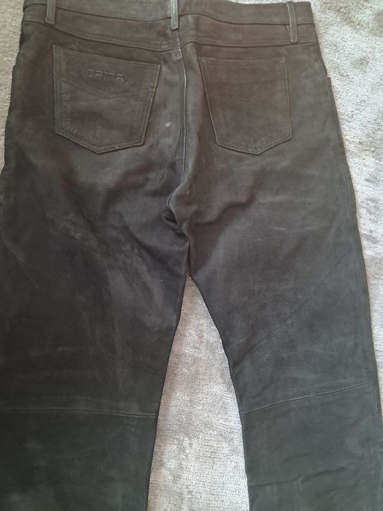 Spodnie skórzane na chopera rozmiar XL firma  Orina