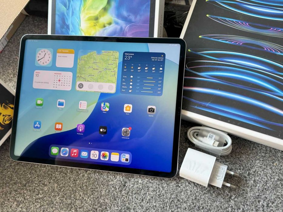 iPad Pro 12.9 13 6 GEN M2 128GB WIFI Cellular LTE 5G Bat100% Gw FV23%