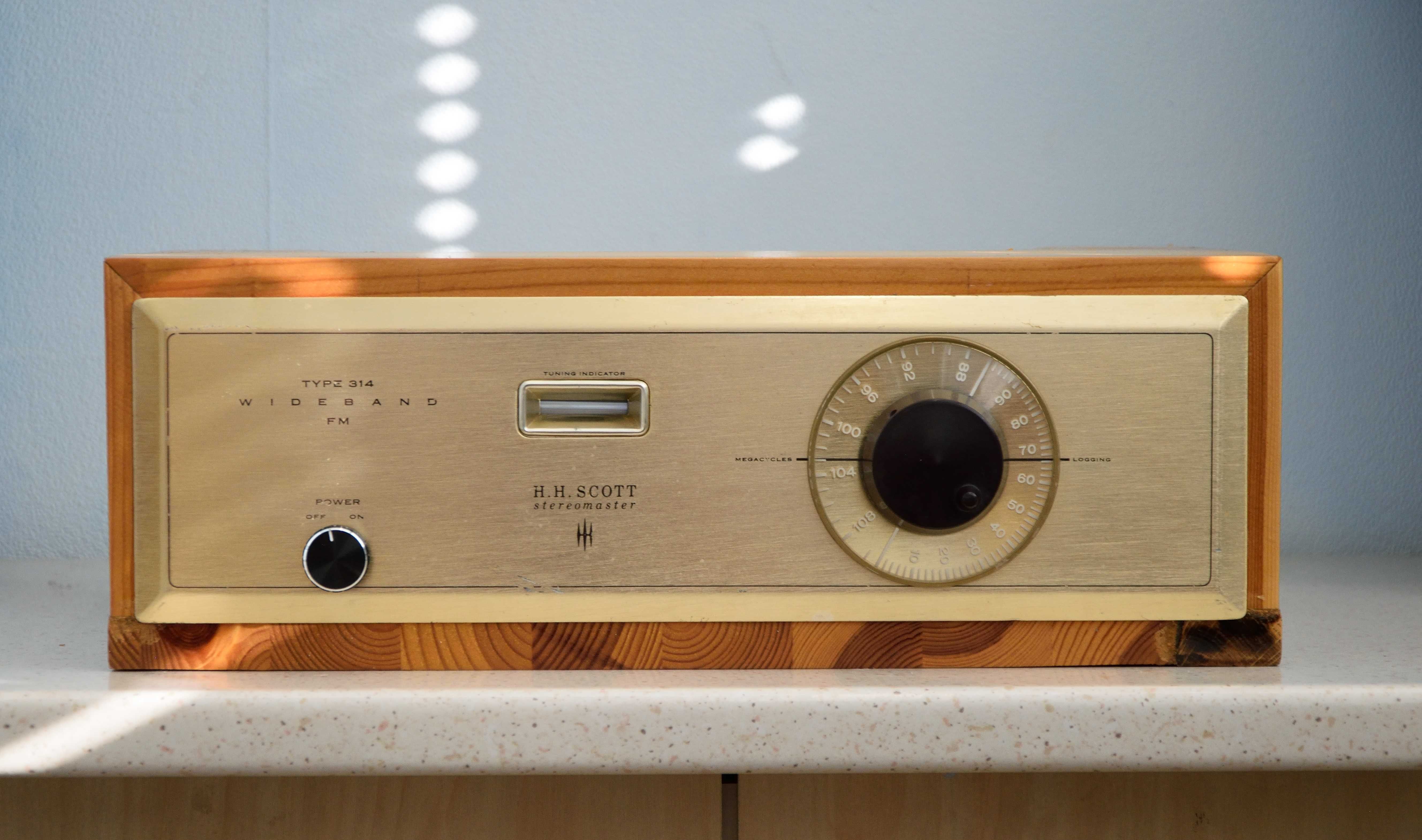 H. H. Scott 314 ламповый тюнер FM tuner USA