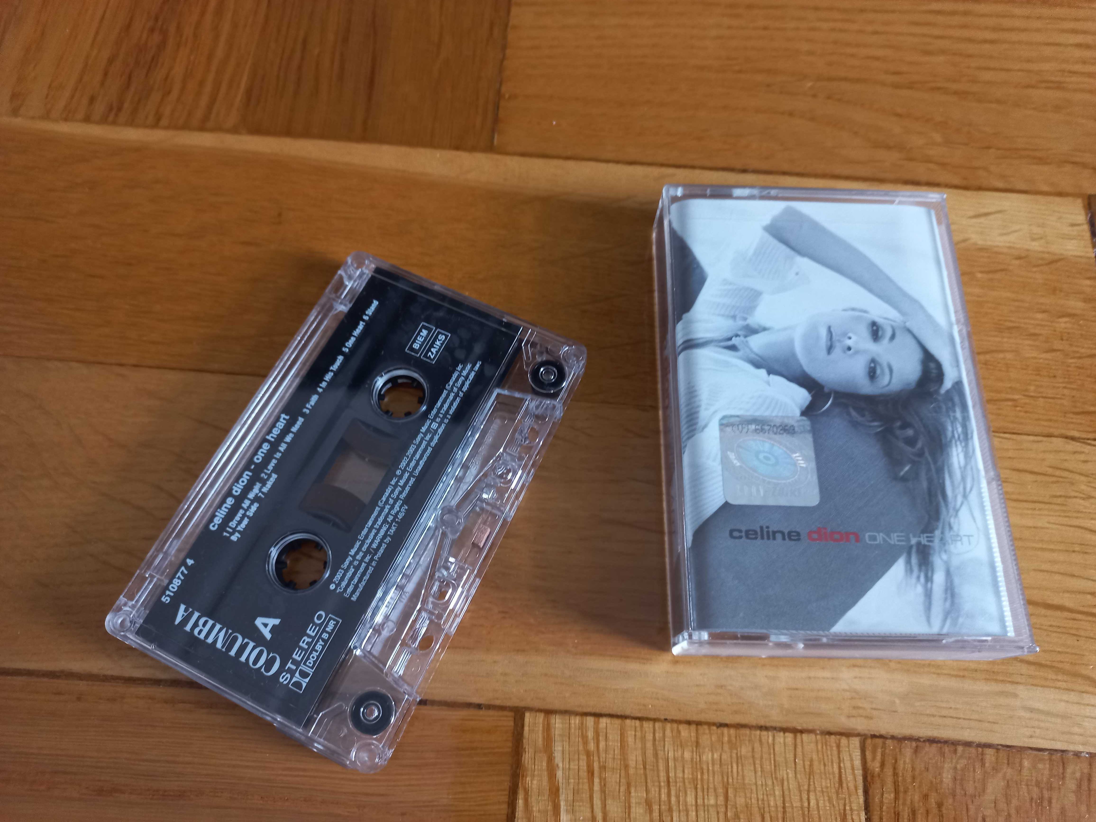 Celine Dion one heart kaseta