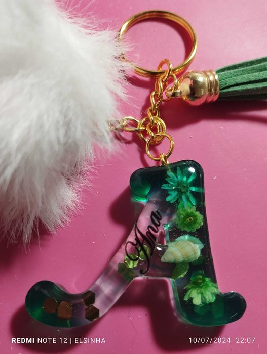 Artesanato em resina epóxi