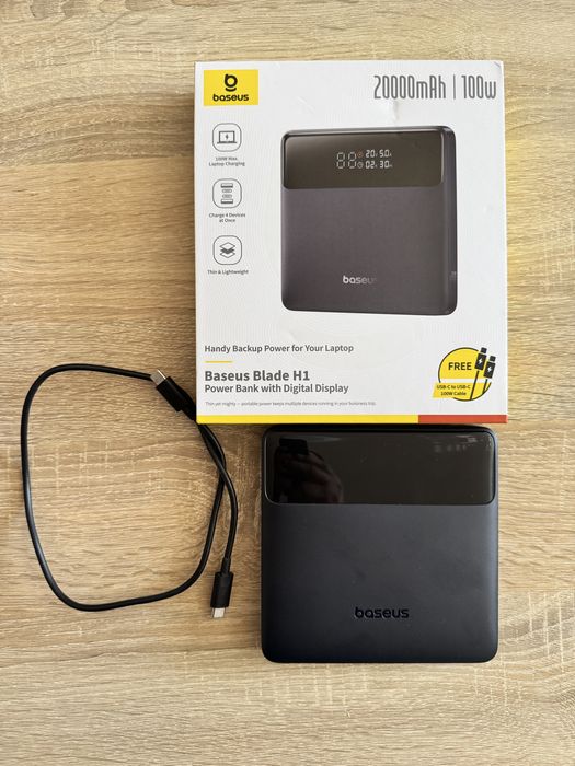 Повербанк basseus 100W 20000 mAh