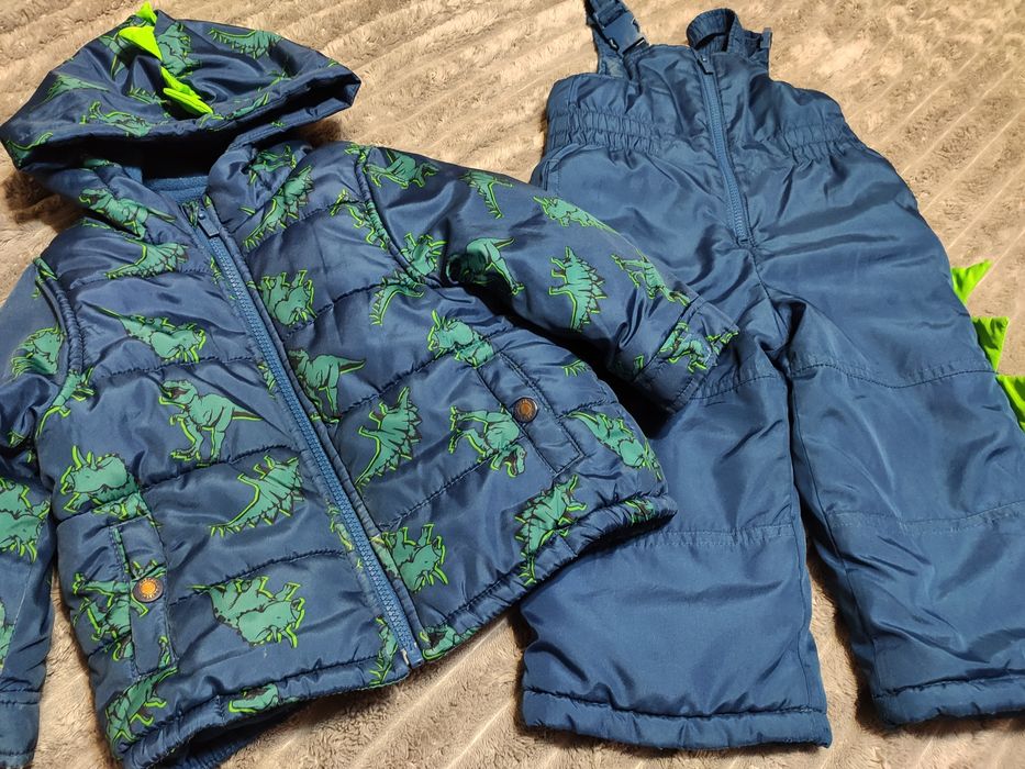 Зимовий костюм carter's 24 куртка і комбінезон теплий картерс