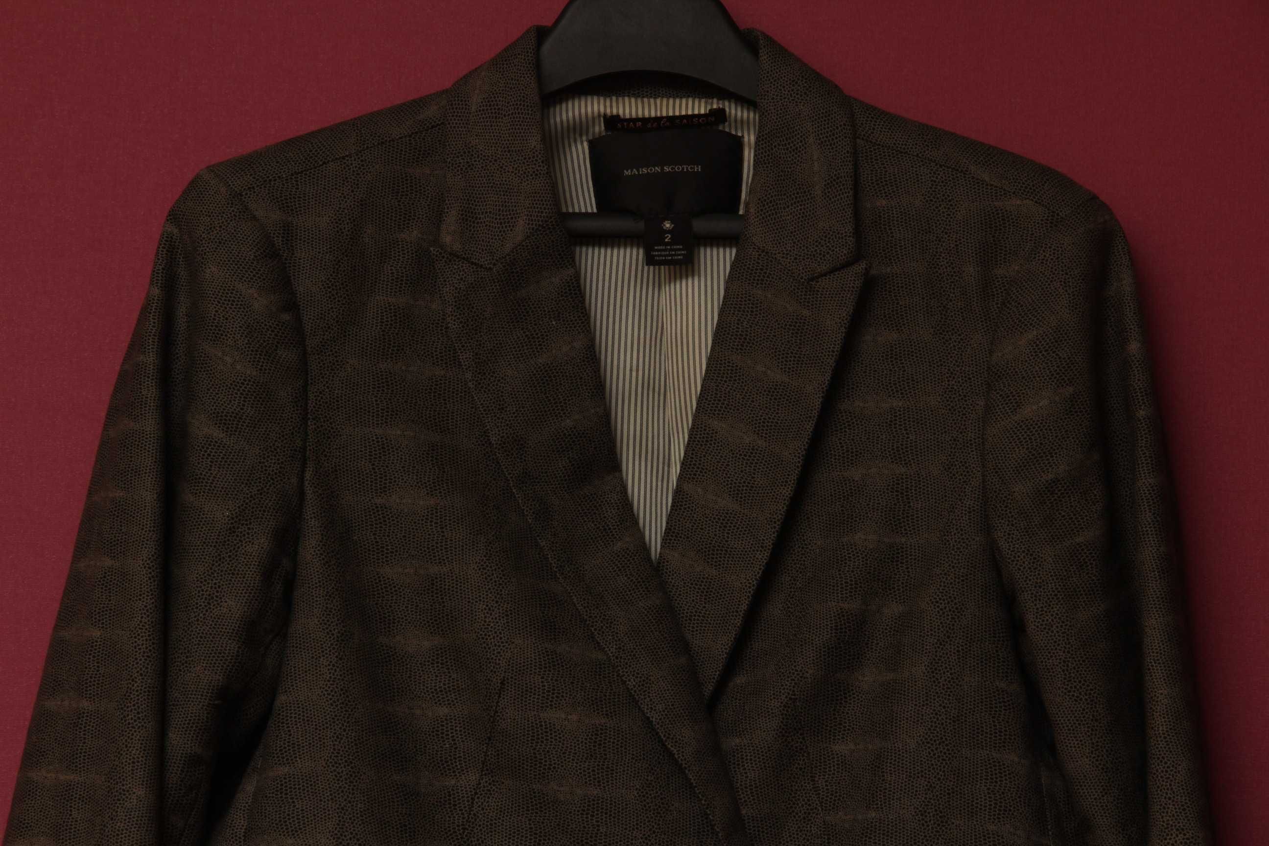 Scotch & Soda рр 2 S пиджак блейзер из льна и хлопка