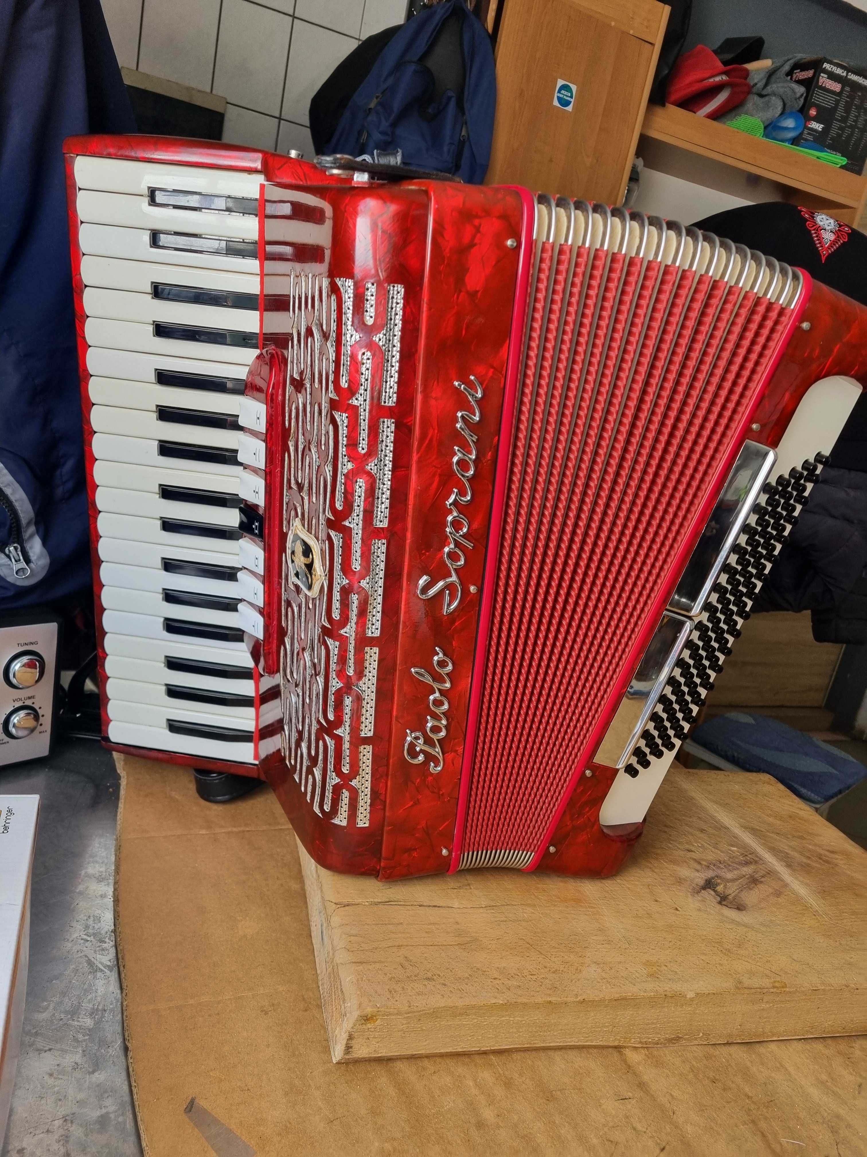 Akordeon pallo soprani 80 basów