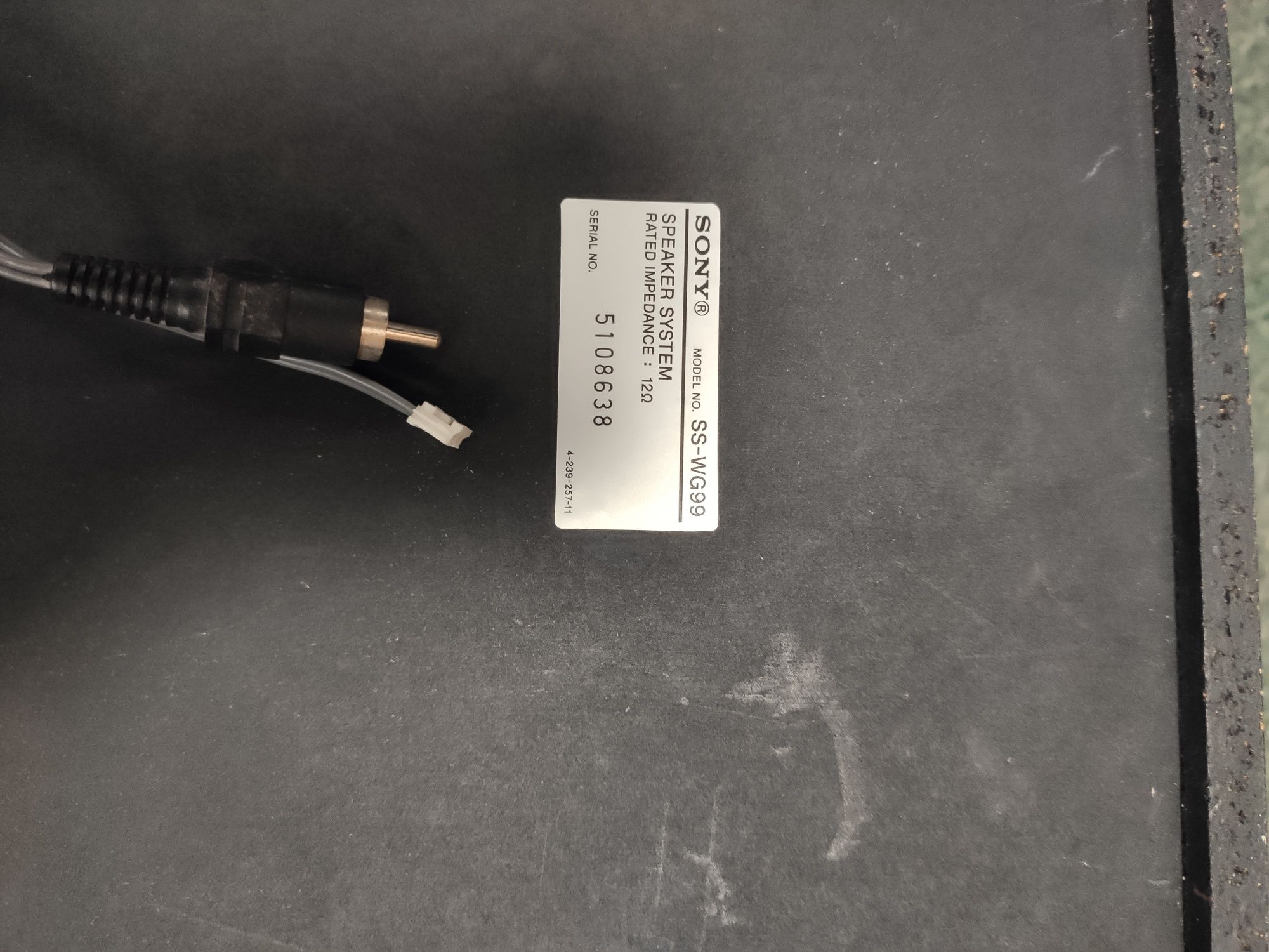 Subwoofer Sony SS-WG99