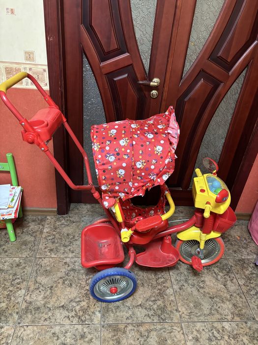 Дитячий велосипед з батьківською ручкою