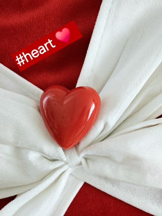 Red Heart serce love dla ciebiei serduszko przypinka