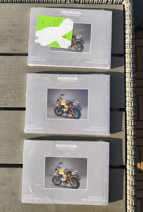 Vendo manuais Honda