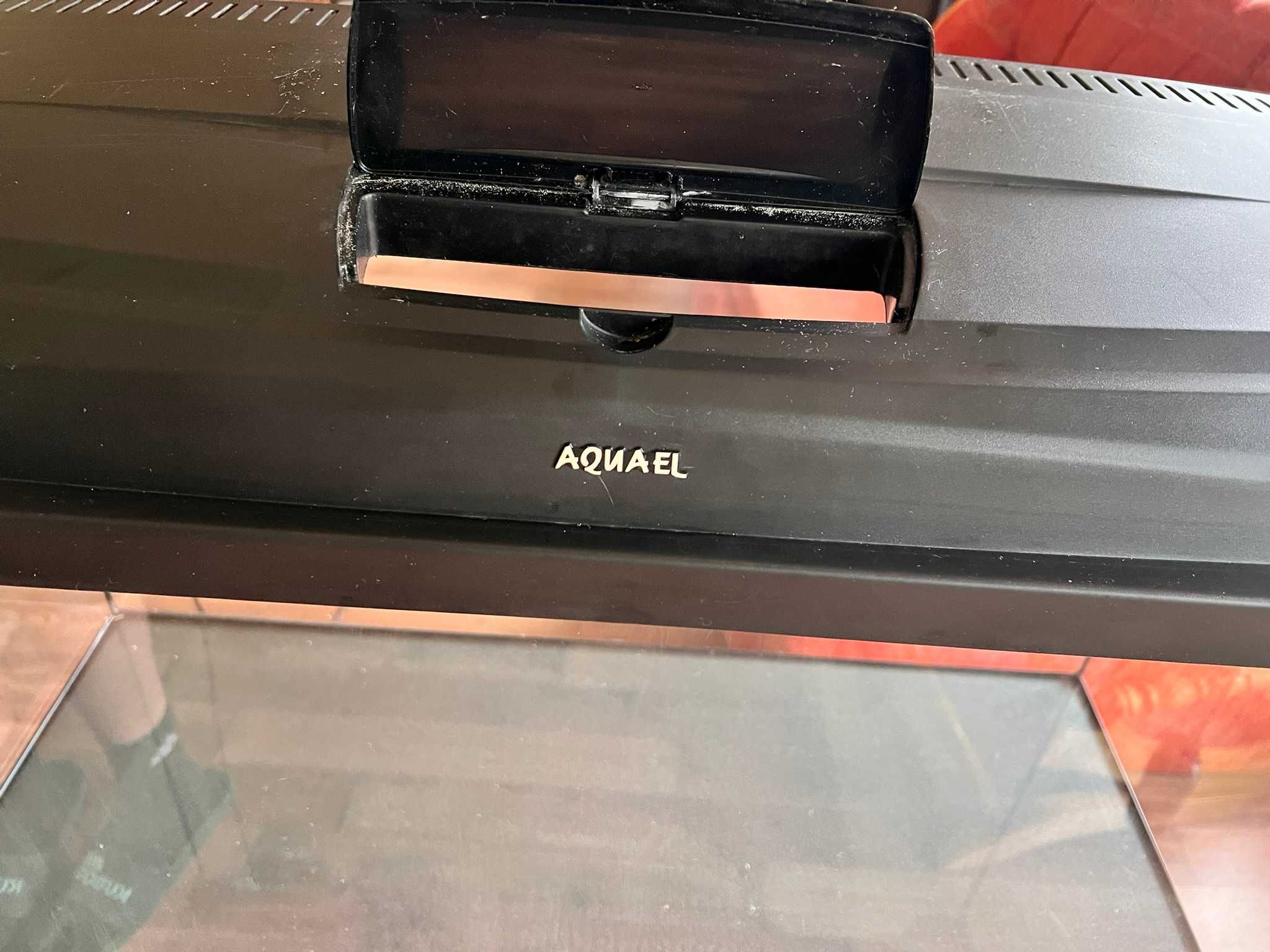 Akwarium 80 cm 112 L Pokrywa Aquael Świetlówka Leddy Tube 14W
