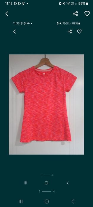 Zestaw 2 koszulki H&M, 146/152, dziewczece