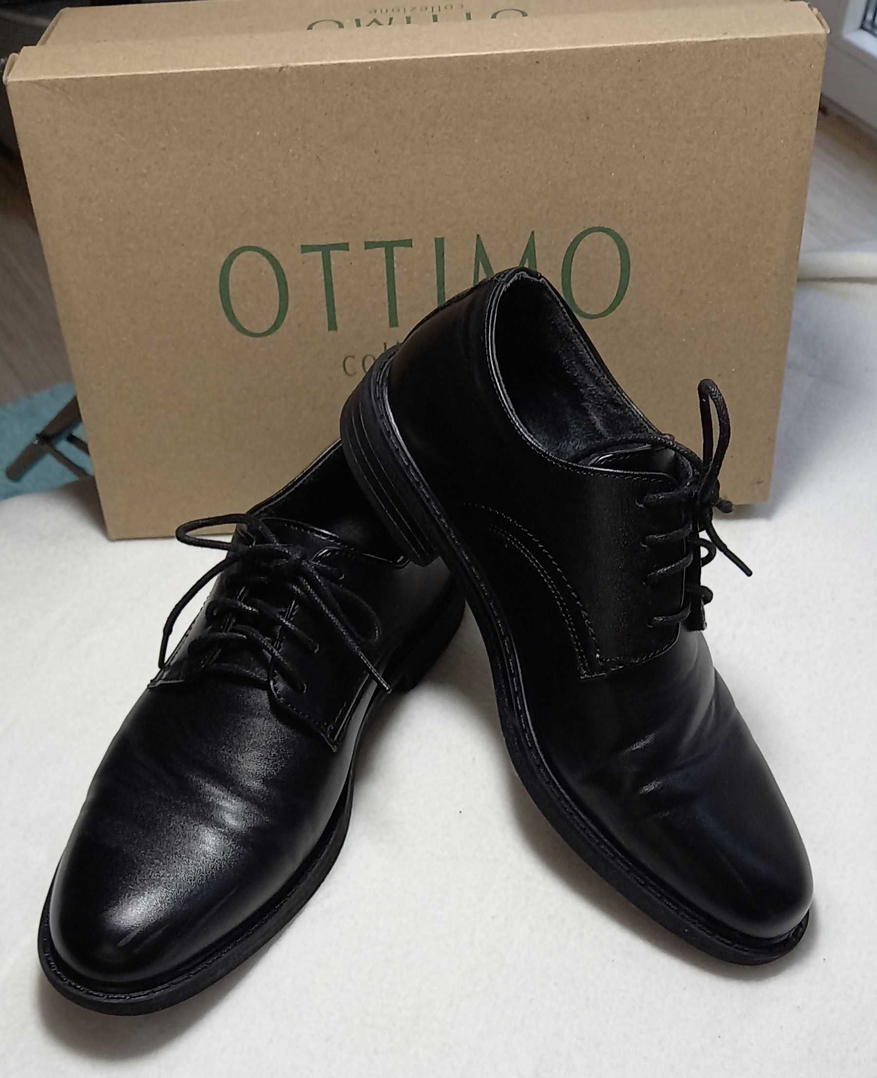 CCC OTTIMO rozm. 37 czarne galowe buty eleganckie