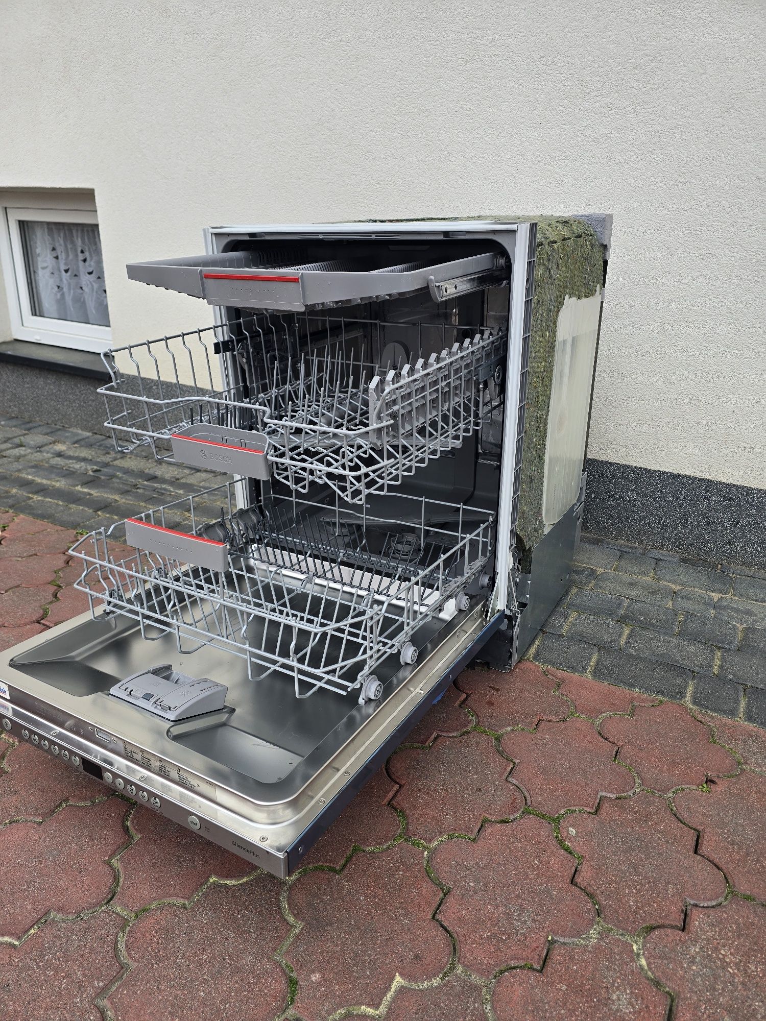 Zmywarka Do Zabudowy BOSCH 60Cm A+++WyswLed Trzy Kosze Stan Perfekcja