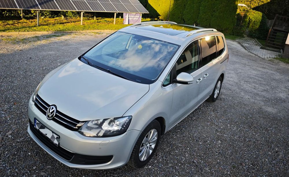 Volkswagen Sharan VW Sharan 2.0 TDI 140KM DSG•7-osób•Panorama•Serwis•Automat•Hak