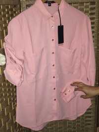 Camisa de sra em rosa