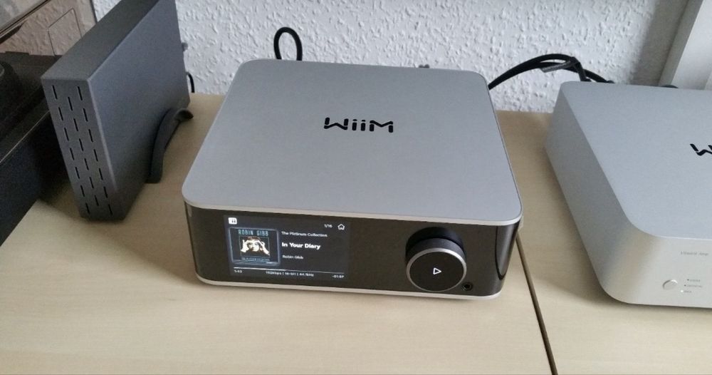 Wiim Ultra Silver miesięczny streamer odtwarzacz sieciowy jak eversolo