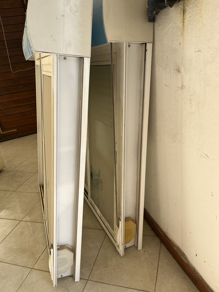 2 janelas de alumínio