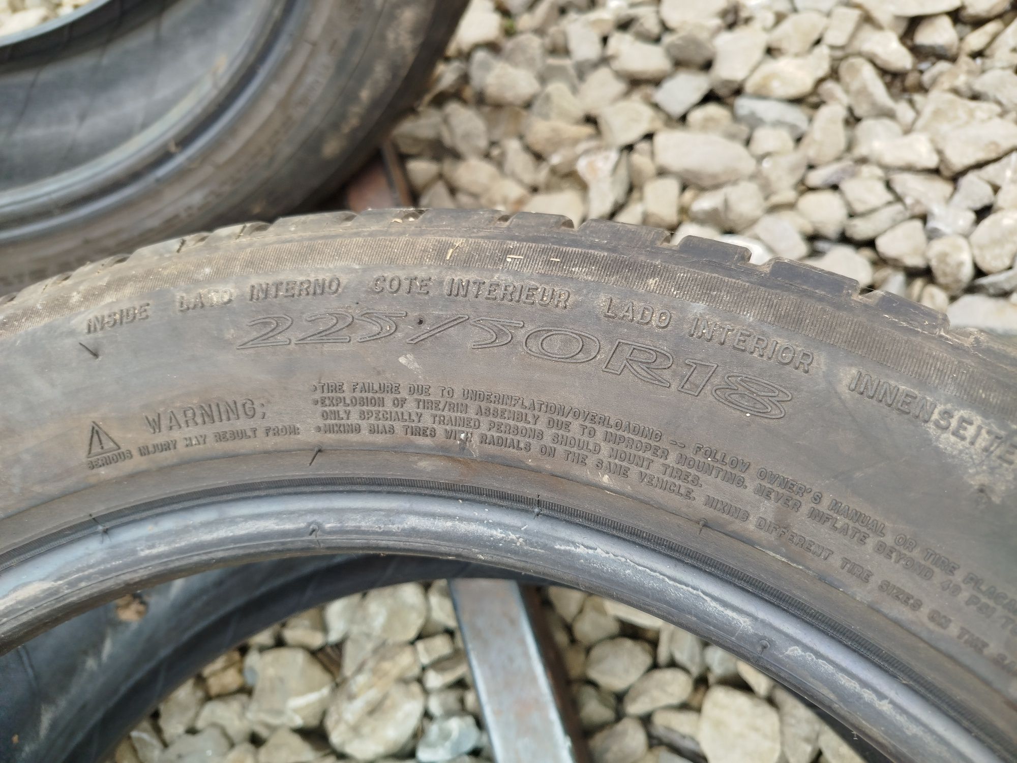 Opony letnie 225/50R18 Michelin Primacy 3 2018r 2szt Bieżnik 5mm