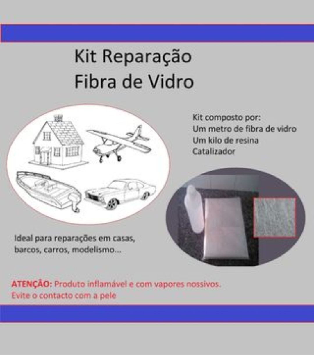 Kit fibra de vidro