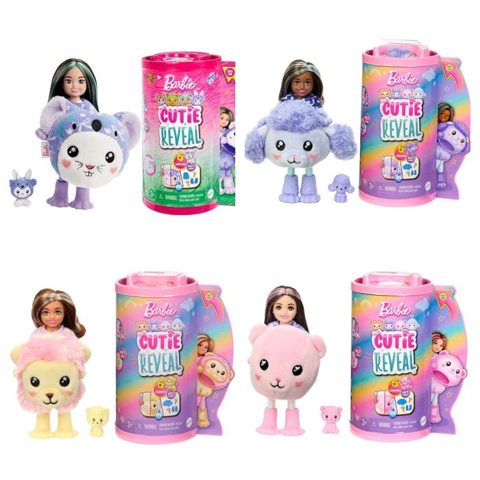Лялька Barbie Cutie Reveal Chelsea левеня ведмежа собачка коала зайчик