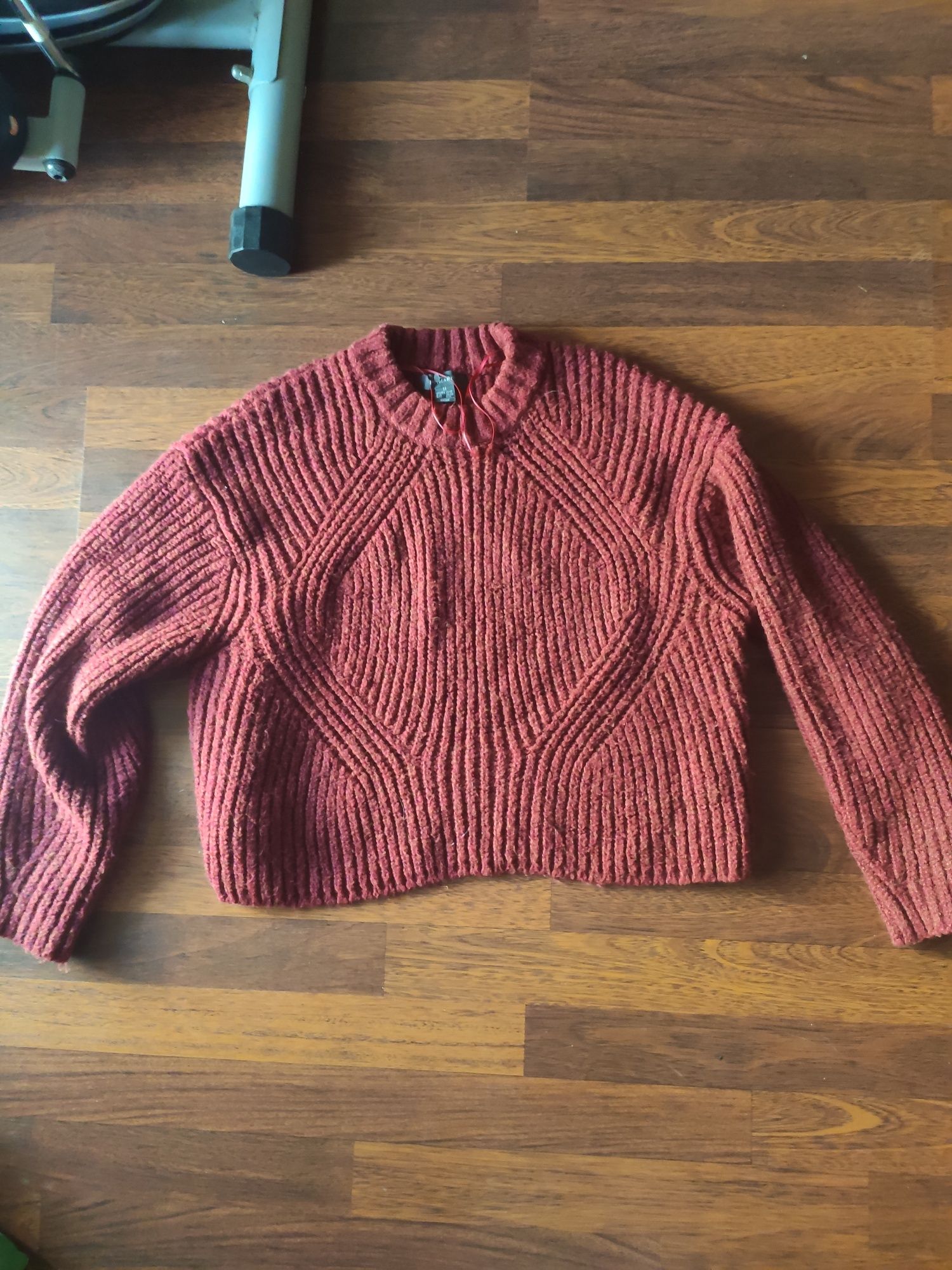 Czerwony sweter Primark M 38 akryl